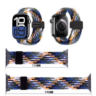 สายนาลอนแบบสปอร์ตแม่เหล็ก for IWatch Apple Watch Ultra 3 2 49mm Series 11 10 9 8 7 6 5 4 SE 3 46mm 45mm 41mm 40 42mm