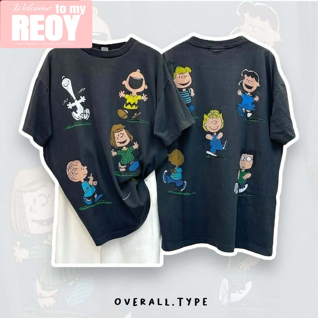 REOY_STUDIO เสื้อยึด ผ้าเทคโนโลยี Soronaจากอเมริกา พิมพ์ลาย เสื้อยืด oversize เหมาะ ผู้หญิง และ ผู้ชาย