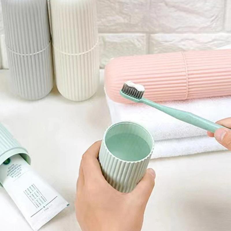 Blossom Bazaar แบบพกพาแปรงสีฟันผู้ถือยาสีฟันแปรงสีฟัน Farewell Hotel แปรงสีฟันแบบใช้แล้วทิ้ง-paste T