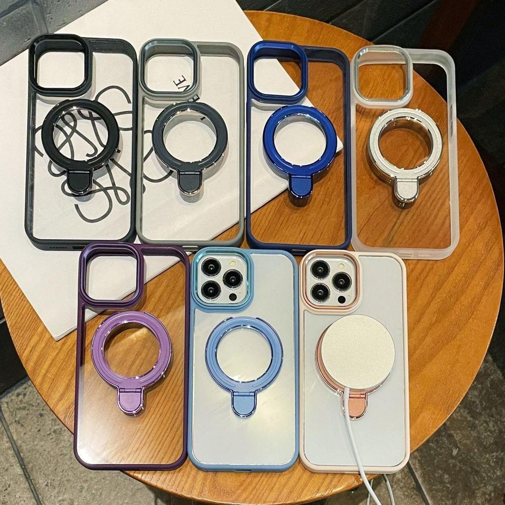 เหมาะสําหรับ iPhone 17 Pro Max เคสโทรศัพท์รุ่นใหม่ 16 Pro ตัวยึดแม่เหล็ก 15 Pro Max frosted finish 1