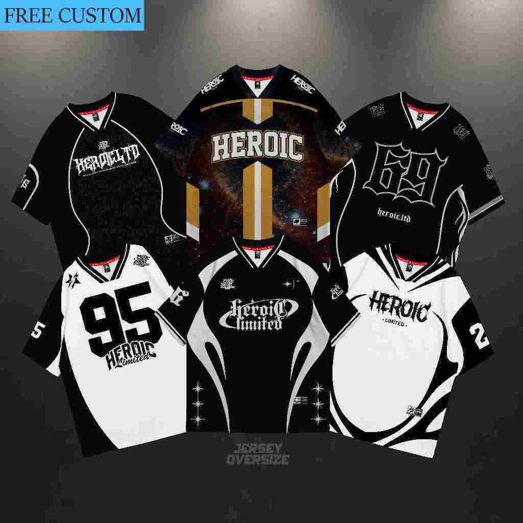 Heroiclimited Best Seller Oversize Jersey - Oversize Jersey - Dryfijersey - Oversize Jersey - Vintag