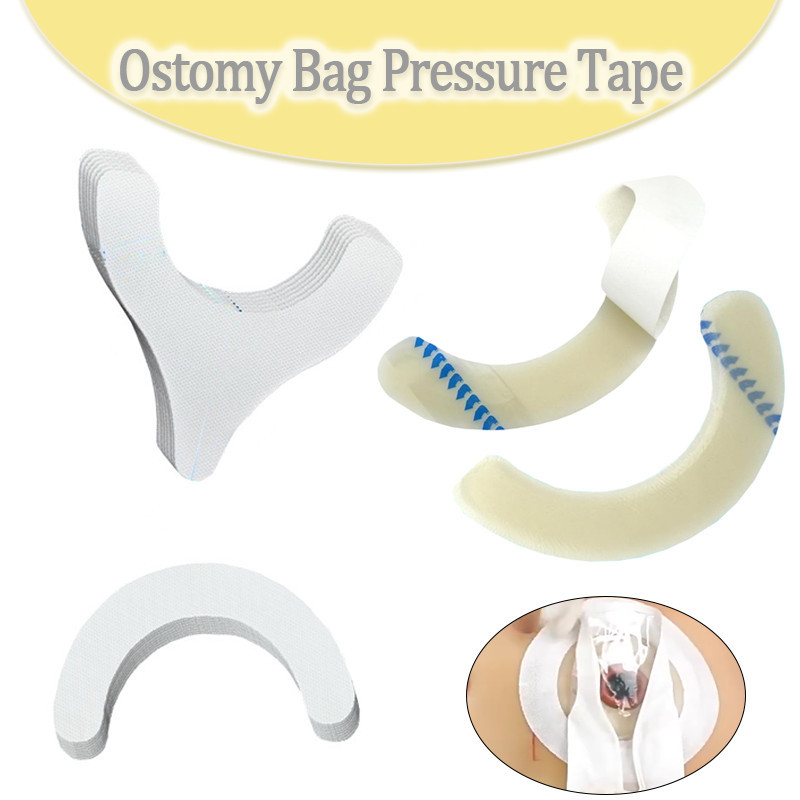 20/40PCS Ostomy Pocket Pressure Sensitive Tape Hydrocolloid Elastic Ostomy แชสซีเทปเสริมแรง