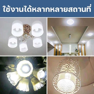 หลอดไฟLED คริสตัล ทรงกระบอก ขั้วหลอดเกลียว E27 15W/20W แสงขาว ประหยัดพลังงาน85%เหมาะสำหรับห้องนั่งเล่นห้องนอนครัวเป็นต้น
