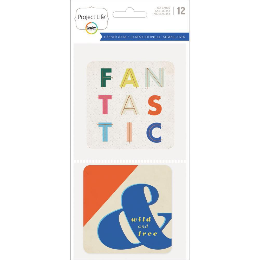 Project Life Becka Wertz Forever Young 4x4 การ์ด