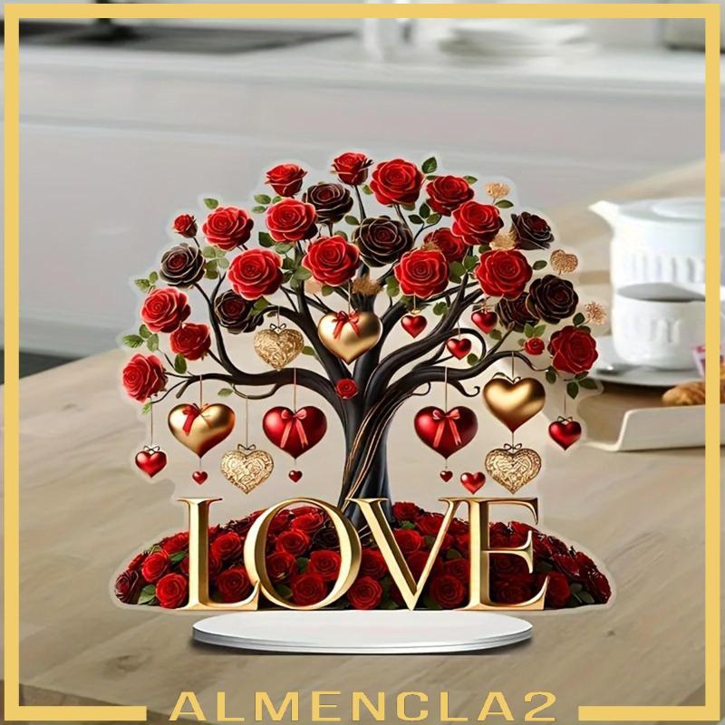 [Almencla2] Rose Tree Sculpture Table Centerpiece Bohemian Bedroom Rose Tree Sun Catcher