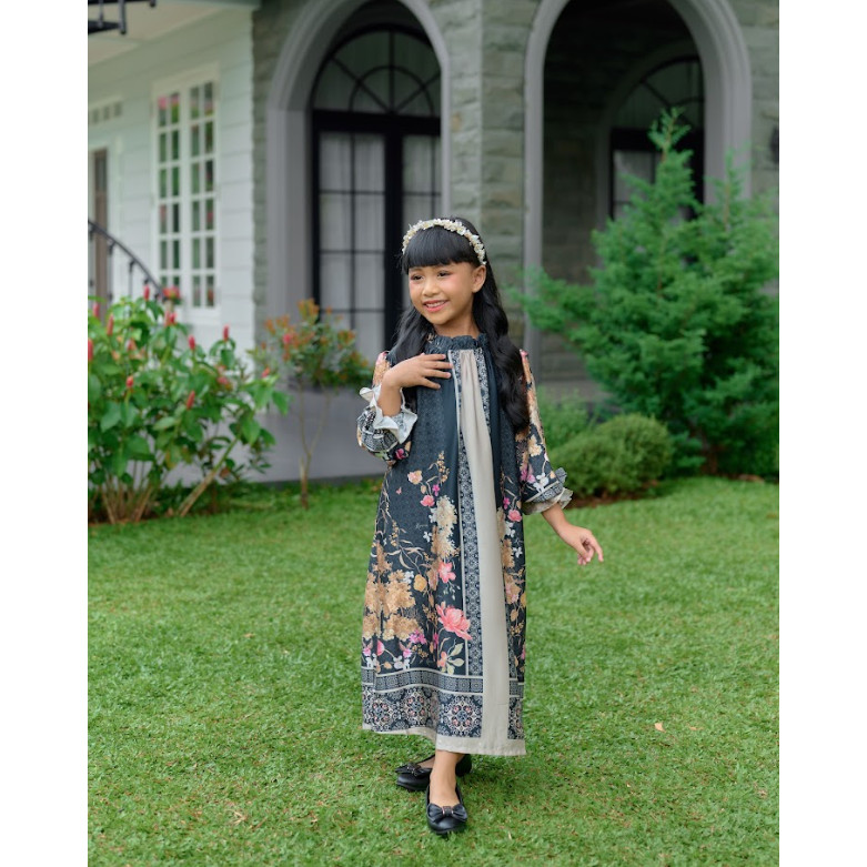 Kamima - Huma - Liris Kids Dress สีดํา