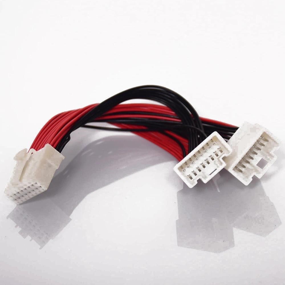 รถวิทยุสายไฟอะแดปเตอร์ขั้วต่อ Adaptor ปลั๊กเพิ่ม CD Changer สําหรับ Mazda 2 3 5 6 MPV CX7 323