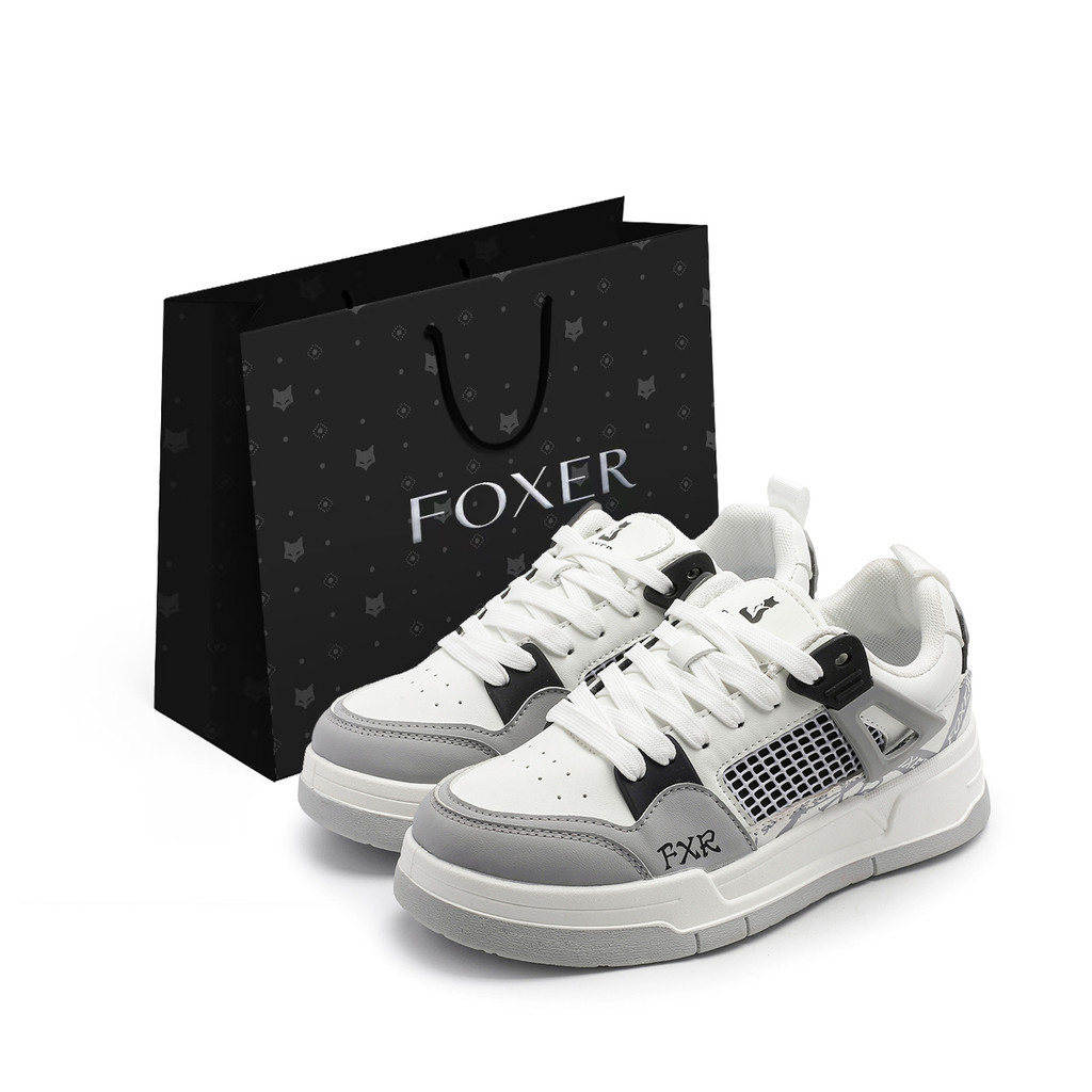 FOXER รองเท้ากีฬา Unisex แฟชั่นสบายหนา Soled รองเท้าลําลองระบายอากาศเพิ่มความสูง