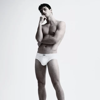 [เป้าใหญ่-ใส่สบาย] Private Structure กางเกงชั้นในชาย รุ่น AURA-Modal Blended Brief – Charcoal Ash [4808]