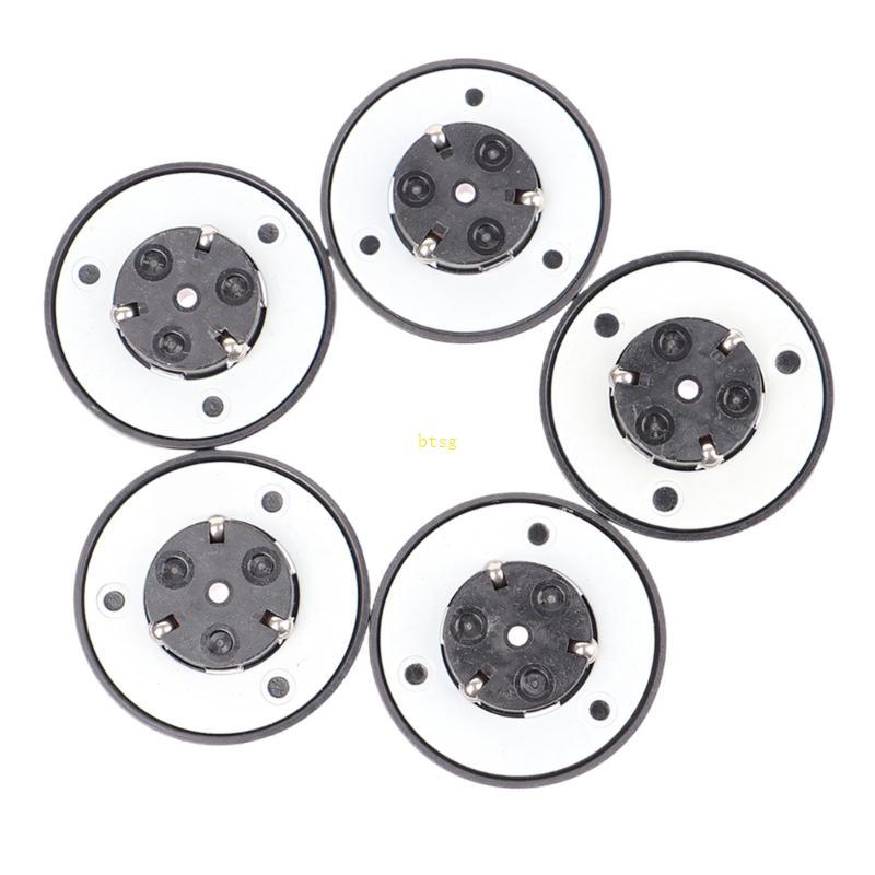 Btsg 5 ชิ้นพลาสติกแกนฮับ CDs ผู้ถือ CDs ROM ไดรฟ์มอเตอร์ถาดสําหรับเครื่องเล่นแผ่นดิสก์หลายรวม PS1