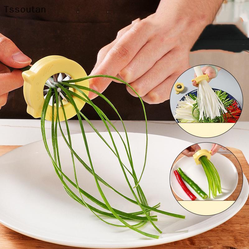 [TSST] Green Onion Easy Slicer Shredder Plum Blossom Cut Green Onion Wire Drawing Superfine ผัก Shre