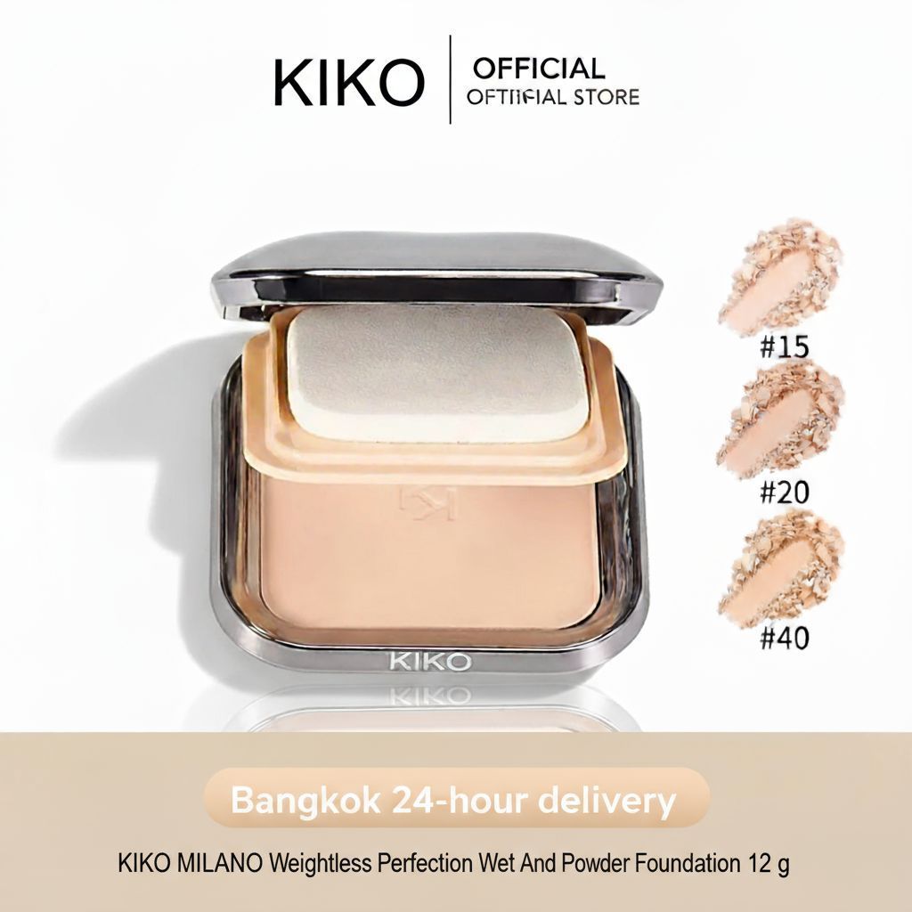🔥ส่งทันที 🚚KIKO MILANO Weightless Perfection Wet And Dry Powder Foundation พาวเดอร์ ฟาวน์เดชั่น (แป้งพัฟ, กันแดด ผสมรองพื้น).PDH