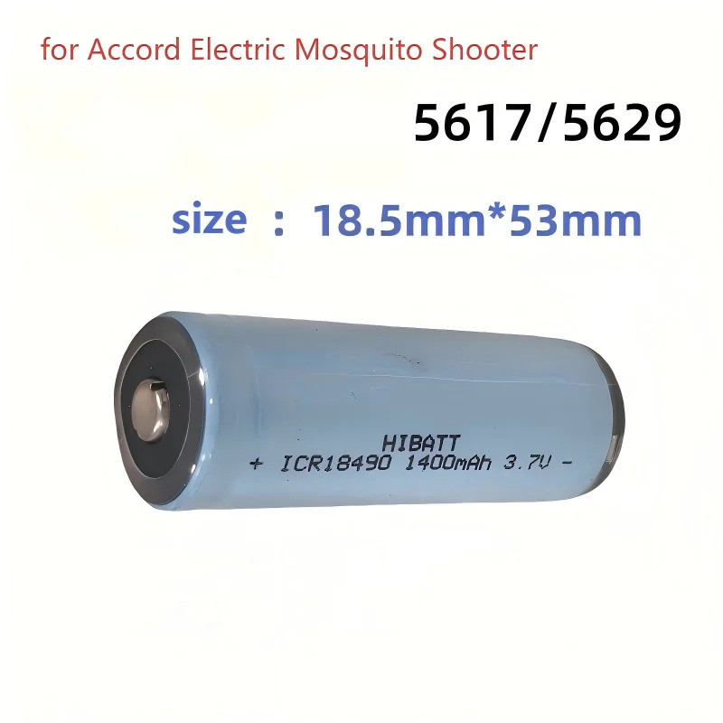 2 ชิ้น/ล็อตสําหรับ ICR18490 18490 1400mAH 3.7V Accord ไฟฟ้ายุง Shooter แบตเตอรี่ชาร์จ