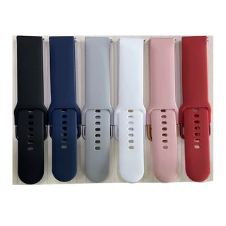 สายรัดซิลิโคนหัวเข็มขัดสีสําหรับ Huami Amazfit Bip 6 5 Bip3 Pro GTS 4 3 2 Mini