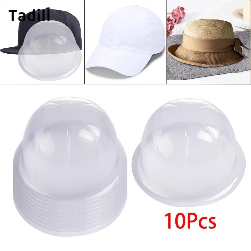 [negjsg] ชั้นวางหมวกเบสบอล 10 ชิ้น หมวกรองรับด้านใน Shaper Storage จอแสดงผลรูปทรงโดม