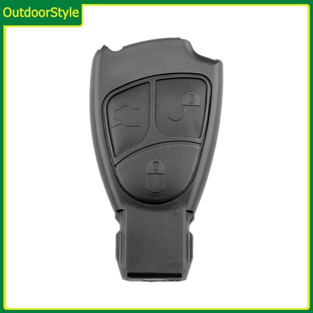 เปลือกกุญแจรีโมทรถยนต์ 3 ปุ่มปลอกกุญแจสําหรับ Mercedes Benz W203 W204 W211
