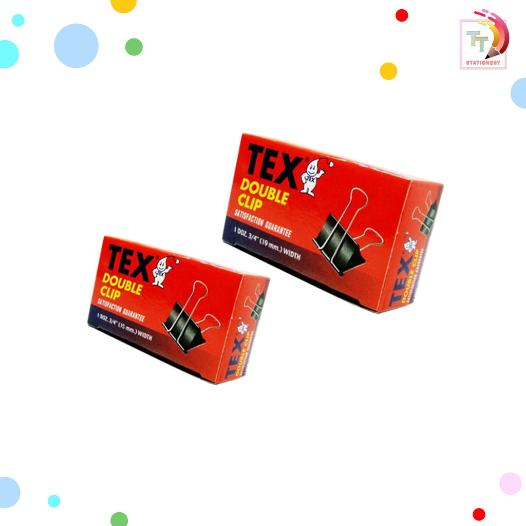 TEX (เท็กซ์) คลิปหนีบกระดาษ No. 108 – 113 สีดำ ( 1 กล่อง ) ราคา ถูกที่สุด ดีลบีเคเค แกลเลอรีภาพที่ 6