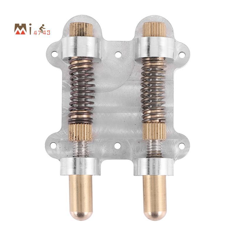 Mi4743Guitar ทองเหลือง Double Tremolo Bridge Stabilizer Stopper อุปกรณ์ปรับแขน Tremsetter ESP สไตล์