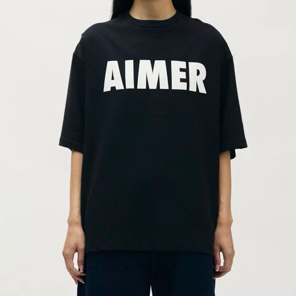 เสื้อยืด AIM ผ้าฝ้าย 100% แบบ unisex แนว STREETWEAR สำหรับแต่งตัวชิคๆ ในวันธรรมดา