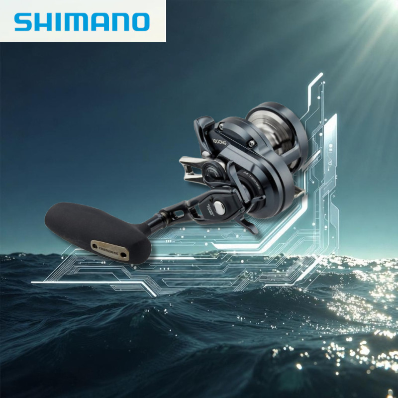 รอกตกปลา Shimano Ocea Jigger F Custom – รอกตกปลาทะเลคุณภาพสูง พร้อมคันโยกปรับระดับและเฟืองไมโครโมดูล