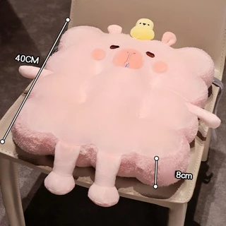 COD🔥Capybara🔥 เบาะรองนั่ง เบาะและพนักพิง เบาะรองนั่งเก้าอี้ นุ่มมาก น่ารักมาก