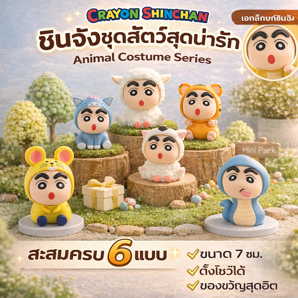 ส่งด่วน โมเดล ชินจัง นักกษัตย์ ขนาด 6-8 ซม. . ไม่ซ้ำลาย ตั้งโต๊ะ สำหรับ ตกแต่ง ห้องนอน ห้องทำงาน โล๊ะ