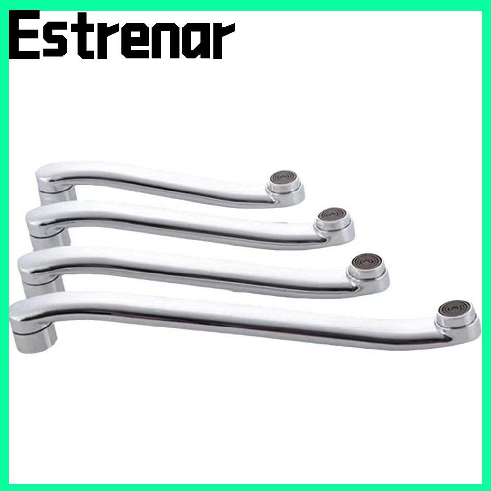 ESTRENAR Faucet Extender Connector, Quick Open S-type Basin Faucet Tube, Creative Stainless Steel Si