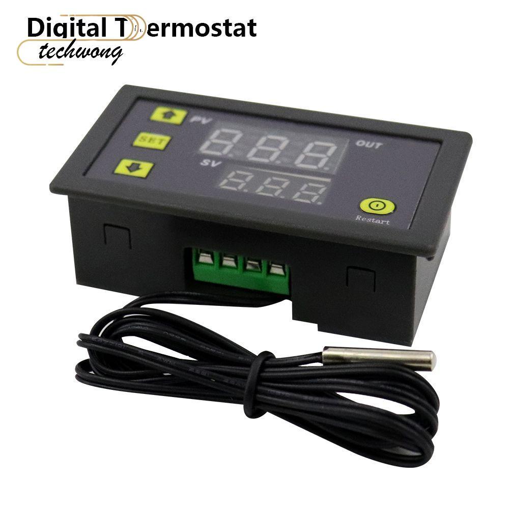 TECHWONG เครื่องควบคุมอุณหภูมิ Precision W3230 พร้อมความร้อน/เย็นควบคุมเครื่องมือเทอร์โมโมดูล