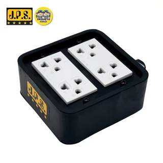 **ไม่มีเบรกเกอร์** JPS บล็อกยาง 4x4 มินิ รุ่น G2G-022 พร้อมปลั๊กกราวด์คู่ ปลั๊กพ่วง ปลั๊กสนาม บล็อกยางเต้ารับ