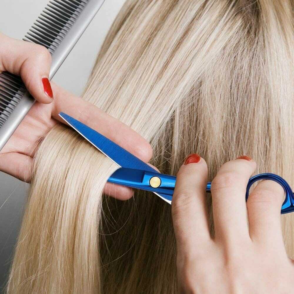 4Cr13 กรรไกรผมตรงไฟฟ้าไฟฟ้าสแตนเลส