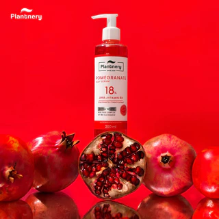 Plantnery Pomegranate AHA Extra White Red Body Serum 250 ml เซรั่มเจลแดงทับทิมเข้มข้น 18%