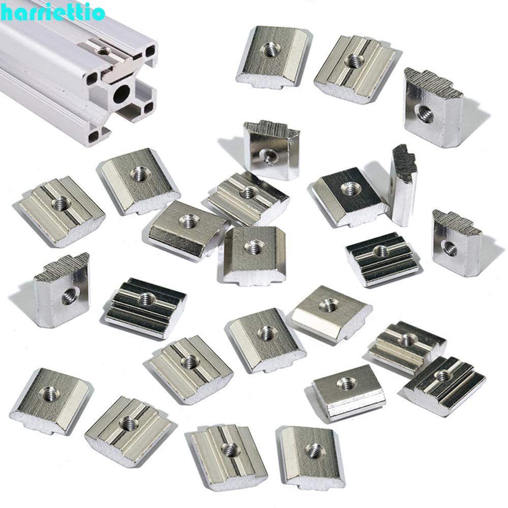 HARRIETTIO ค้อน Nut 2020 3030 4040 4545 อลูมิเนียมโปรไฟล์ T Block Square สําหรับ Fastener