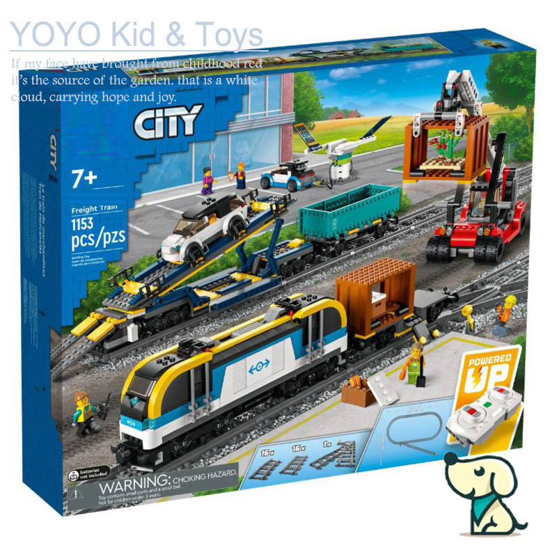 YOYO Hobby YZ9X เข้ากันได้กับรถไฟ Freight 60336 Building blocks EC2