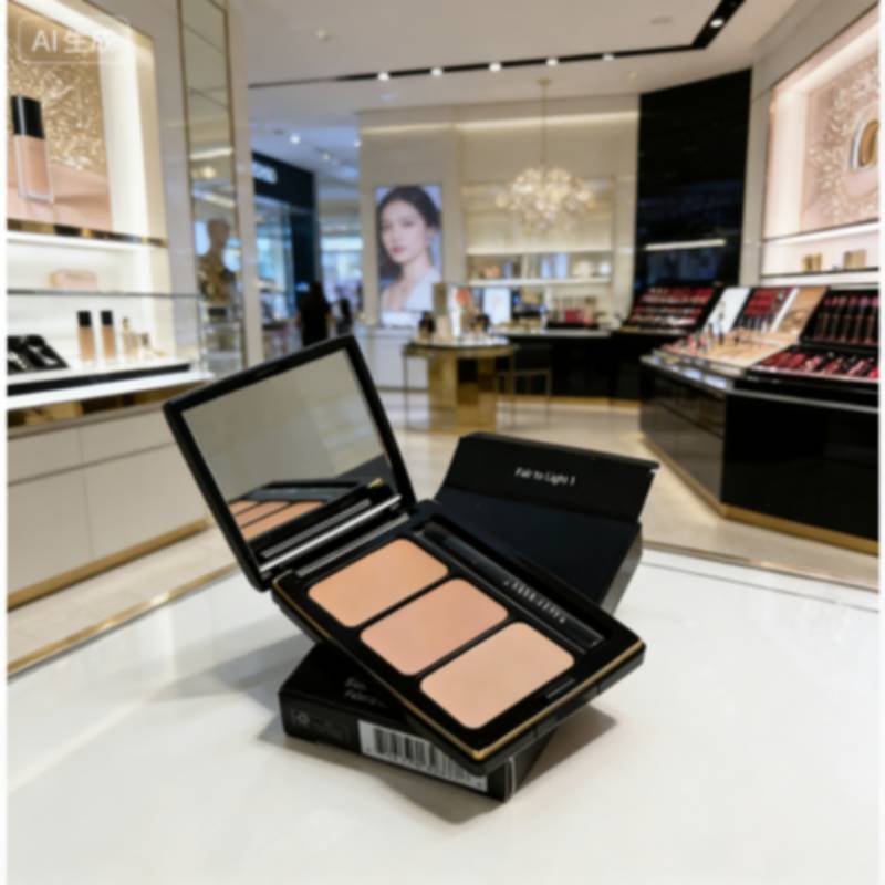 W-6สามสีคอนซีลเลอร์Palette 2g Mini Packแบบพกพาแต่งหน้าMoisturizing Repairสามในหนึ่งเดียวที่แม่นยําปก