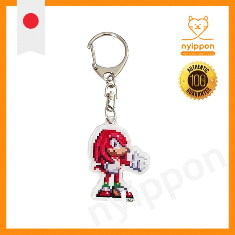 Small Planet Sonic the Hedgehog Acrylic Keychain Knuckles Standing