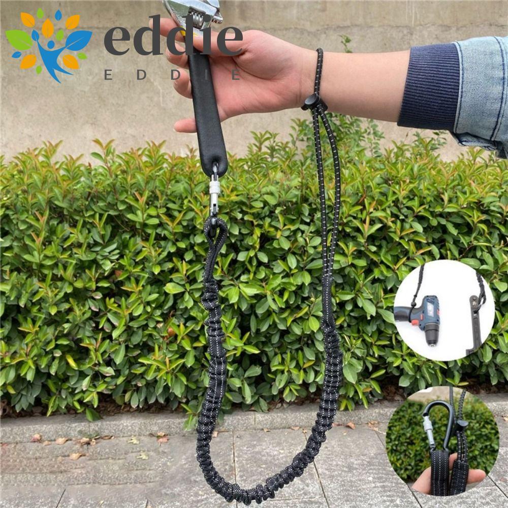 EDIE เครื่องมือ Lanyard พร้อมสายรัดหัวเข็มขัด, สกรูขยายล็อค Carabiner คลิปสายบันจี้จัม, น้ําหนักเบาแ