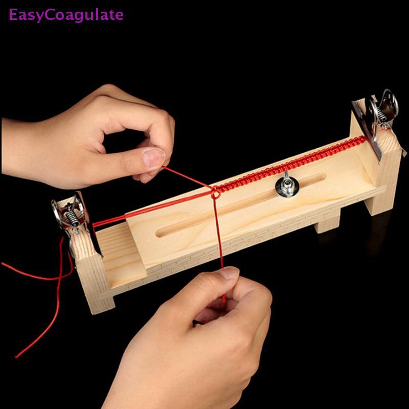 Eas Creative ปฏิบัติเชือก Braiding เครื่องมือถักเชือกมือ Ra สําหรับสร้อยข้อมือ Nelaces DIY Handcraft เชือกถักเครื่องมือ Ate
