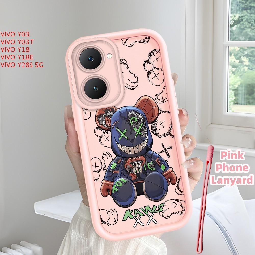 VIVO Y03 Y03T Y18 Y18E Y28S 5G เคส Cute เคสวีโว่ เคสโทรศัพท์ TY T31255