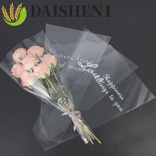 ดาISHEN1 50ชิ้นถุงบรรจุดอกไม้,แพคเกจซัพพลายกระดาษห่อโปร่งใส,…