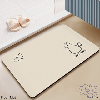 สร้างสรรค์การ์ตูนพรมปูพื้นห้องน้ําห้องน้ําไดอะตอมโคลนดูดซับเ…