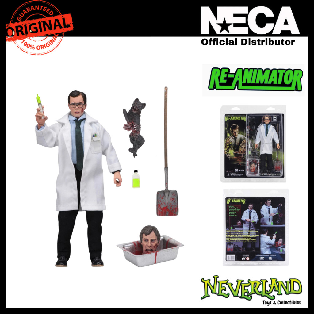 (🔵PRE-ORDER)(NECA) Re-Animator - 8" Clothed Figure - Herbert West**Damaged box***