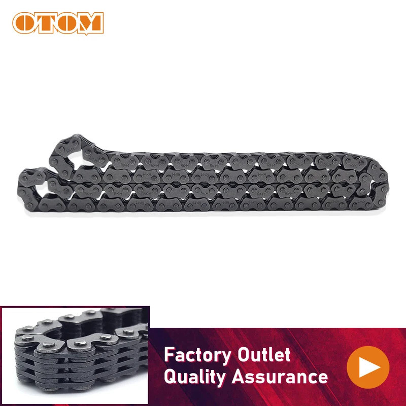 TO OTOM Motorcycle Accessories Engine Cam Timing Chain RKM Motorbike Chain 100/118 Link For ZONGSHEN
