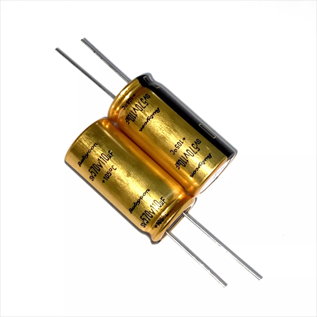 Sv 570v 130UF Rubycon 570V 110UF 120UF 130UF 82UF 18x40 มม.Fever หลอดเครื่อง capacitor 120uF 570V เส