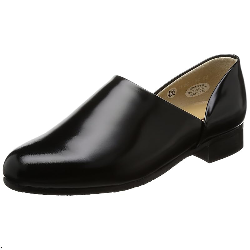 Haruta Women's Leather Doctor Shoes / Spock Shoes 2E - Model 150, Black