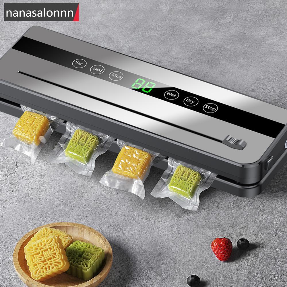 NNL เครื่องซีลสูญญากาศขนาดกะทัดรัด เครื่องถนอมอาหาร One-Touch Operation Cutter เครื่องแพ็คเกจสูญญากา