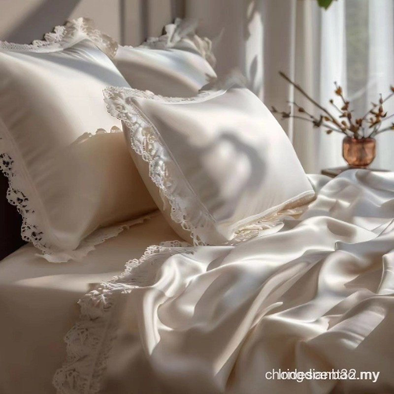 จัดส่งฟรีWindSing Tencel Lyocellชุดลึกแผ่นติดตั้งแผ่นแบนผ้านวม 2 ปลอกหมอนSilky Soft & Smooth Cooling