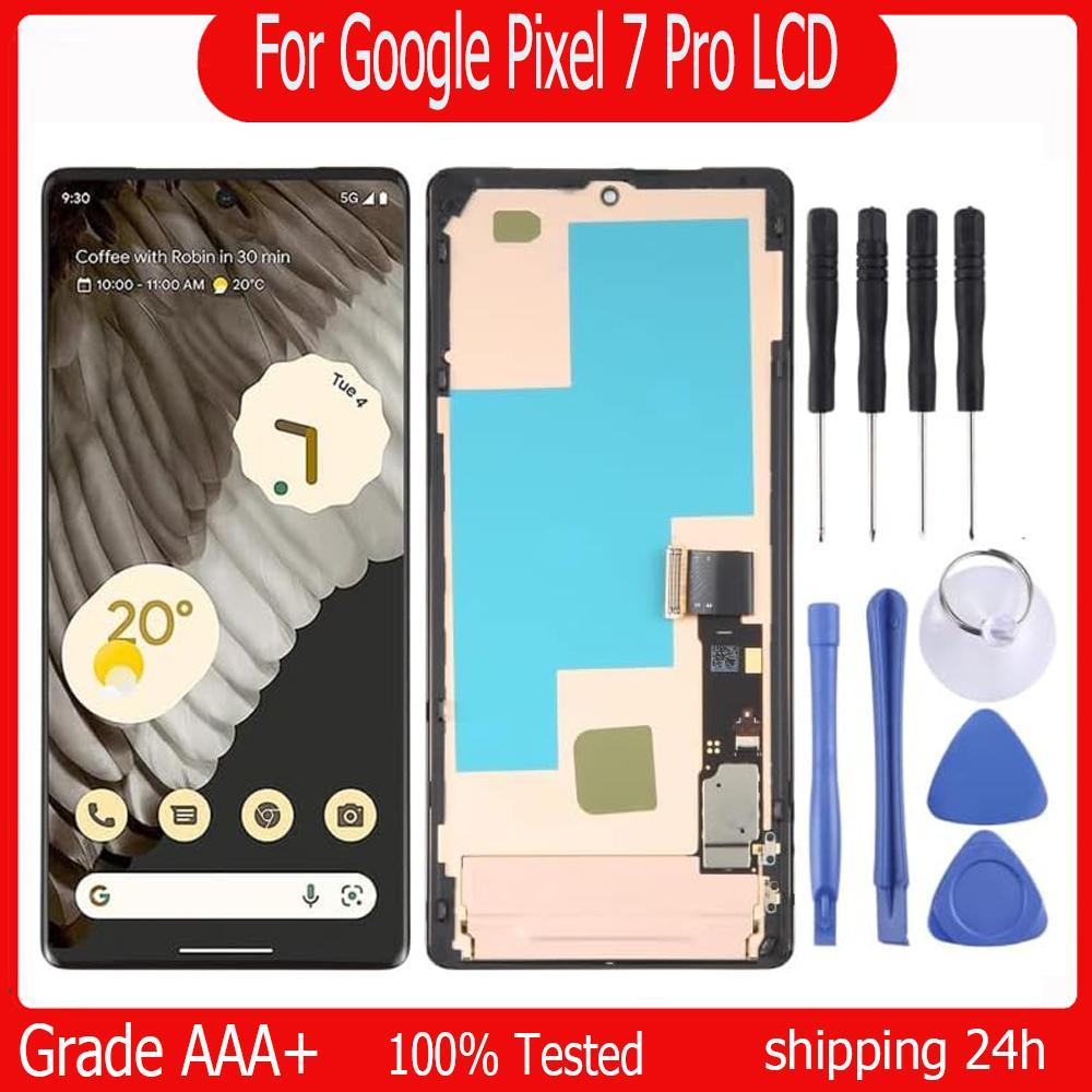 6.7 "คุณภาพ OLED สําหรับ Google Pixel 7 Pro จอแสดงผล LCD GP4BC LCD Touch Screen Assembly สําหรับ Goo