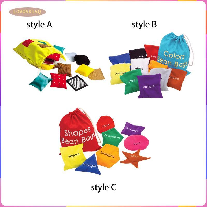 [lovoski5q] Cognitive Beanbag Game Tosing Bag Outdoor Colourful Shapes Montessori กิจกรรมการศึกษา Be