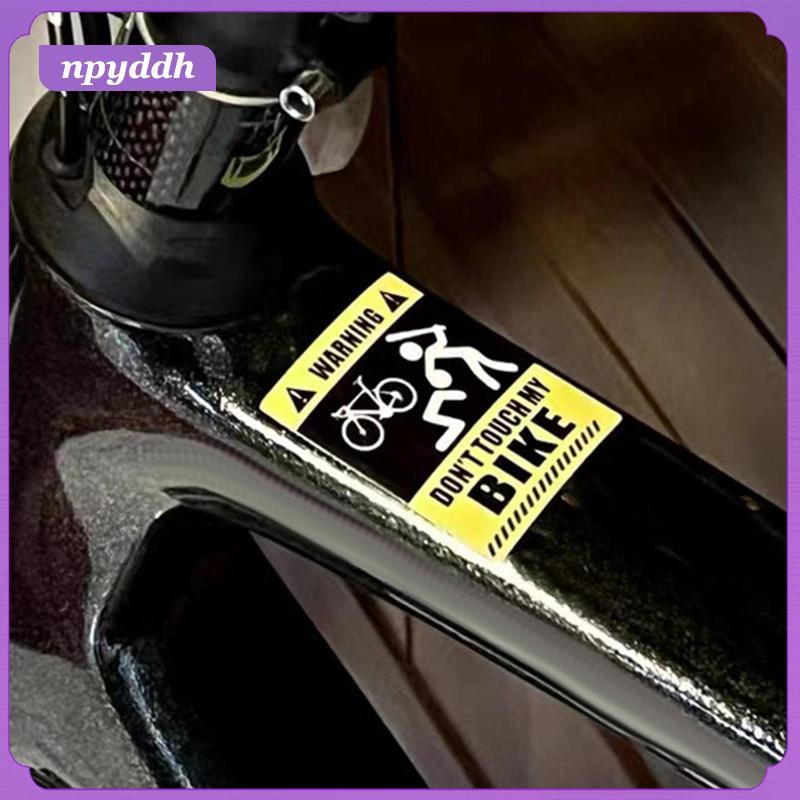 [npyddh] Dont Touch My Bike 3D Creative Protect Waterproof for Road Bike Bike Bike Bike Sticker Styl