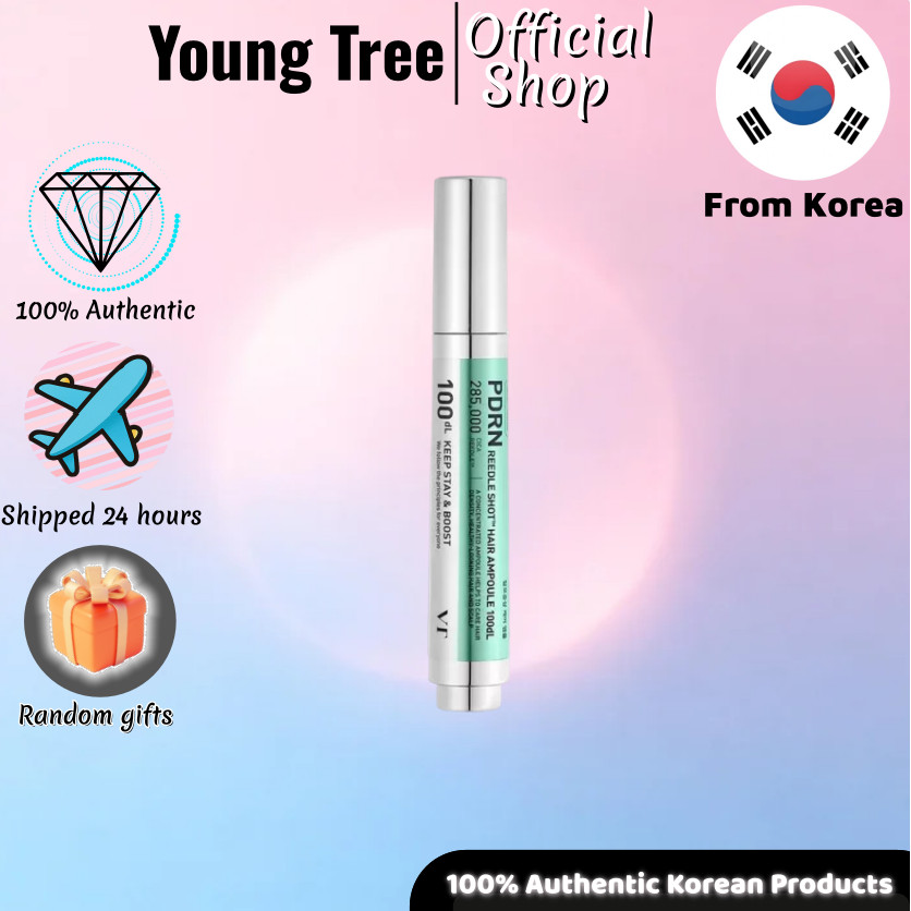 [VT] ขายร้อน Salmon Hair Micro Needle Ampoule PDRN Reedle Shot Hair Ampoule100dL